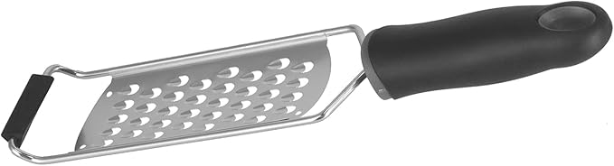 Potato Zester Cheese Grater Stainless Steel Food Grater with Ergonomic Handle for Vegetables Fruits Kitchen Tool Durable Proof Easy to Clean 6.5 x 30.8 cm