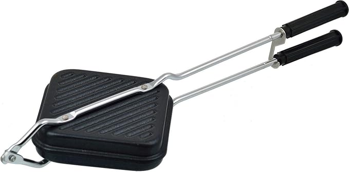 Gas Sandwich Maker for Stove Top Nonstick Sandwich Toaster Portable Sandwich Press for Gas Stove Easy to Use & Clean Perfect for Grilled Sandwiches Toasties & Snacks