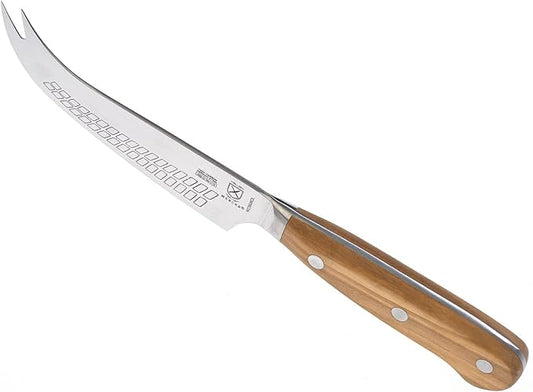 Mercer Culinary Renaissance Olive Wood Hard Cheese Knife, 4.75-Inch