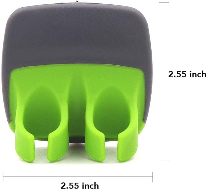 2 Pcs Hand Vegetable Peeler Palm Peeler Rubber Finger Grips Comfortable to Peel Pumpkin, Carrot, Cucumber, Potato and More