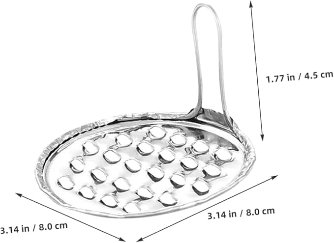 BESPORTBLE 12pcs Robust Stainless Steel Food Scraping Tool Jelly Scraper Cheese Grater Pi Maker for Kitchen Home Use