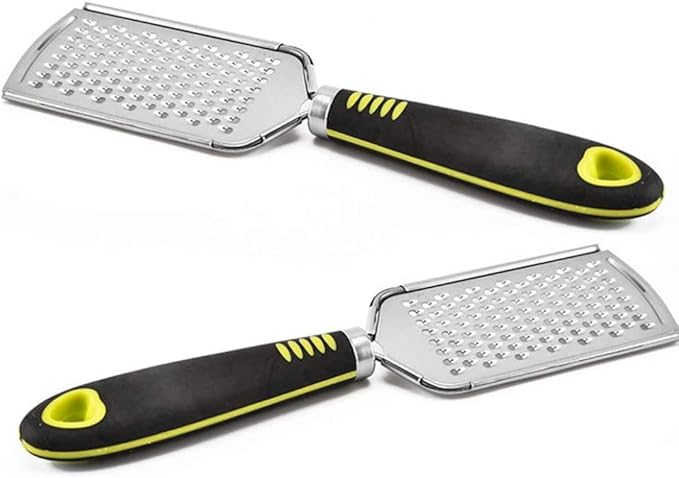 Kitchen Grater Set of 3, Stainless Steel Citrus Lemon Zester, Stainless Steel Grater, Cheese Grate, Ginger Zester, Sharp Blade and Ergonomic Handle, Easy to Clean,