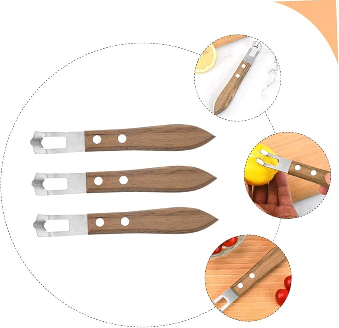 Stainless Steel Cheese Grater Set 3-Piece Lemon Zester and Multi-Function Vegetable Slicer for Kitchen Use Wear-Resistant Comfortable to Hold for Fruits and Cheese Preparation