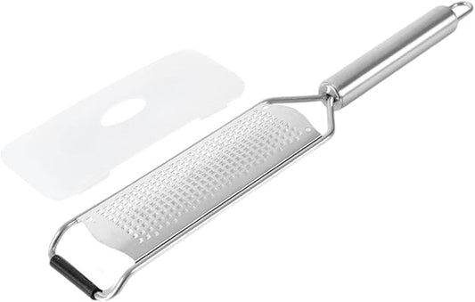 Efficient Lemon Zester for Cooking Enthusiasts Nonslip Handle Vegetable Slicer Stainless Steel Tube Handle Cheese Grater Nonslip Handle Grater
