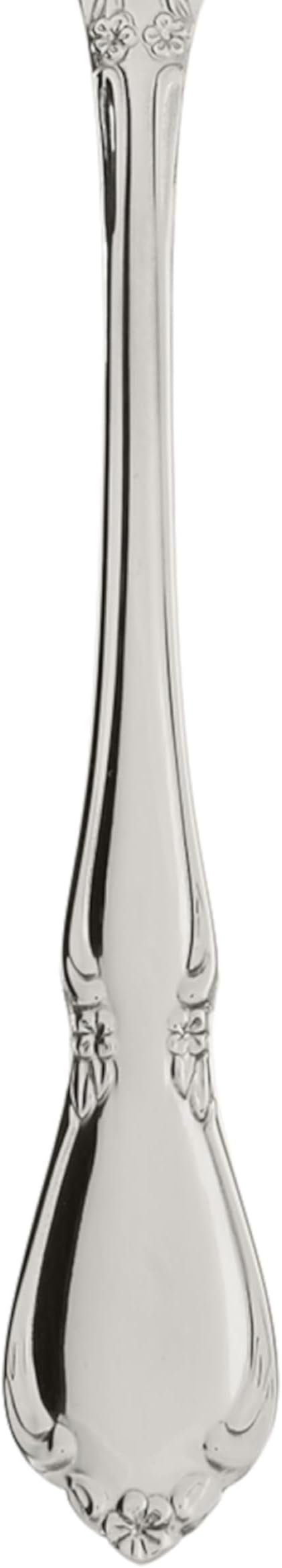 Oneida Silverware Set, Chateau Fine Flatware Dinner Forks Set, Service For 4, 18/10 Stainless Steel Forks, Rust Resistant, Dishwasher Safe, Long Fork, Home & Kitchen Eating Utensils (Silver, 4 Piece)