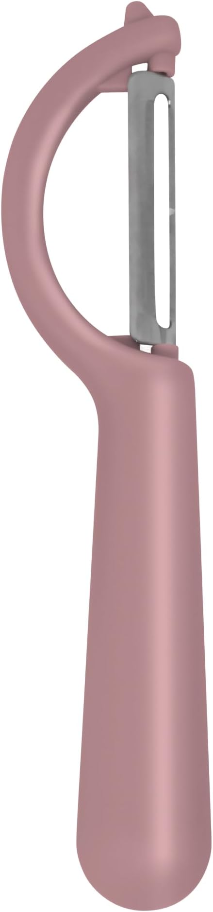 Swivel Vegetable Peeler with Built-in Eye Remover – Stainless Steel Blade with Comfortable Handle, Fruit and Vegetable Slicer, Potato and Carrot Cutter – Kitchen Tools & Accessories – Pastel Pink