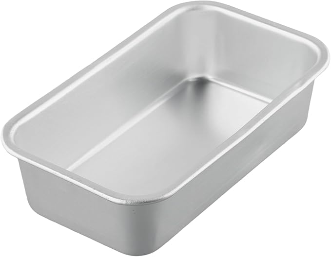Seamless Loaf Pan Non- Rectangle Baking Tray, Aluminum Alloy Bread Pan with High Strength, Oven Safe Cake For Tin for Home Kitchen Use, 13.8 x 8 cm