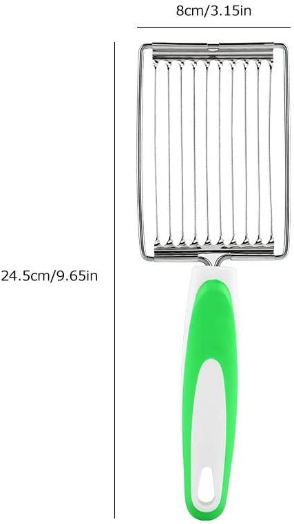 Akozon Luncheon Meat Cutter Stainless Steel Ham Fruit Tomato Slicer Boiled Egg Slicer Fruit Slicer Soft Food Slicer Sushi Cutter Cheese Kitchen Soft Food Cutting Tool