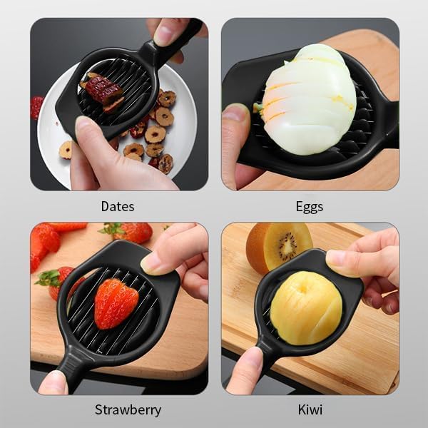 Eggs Slicer, Multi Purpose Slicer for Mushrooms, Kiwi and Fruits, Home Kitchen Bar Accessories Tool Cutter