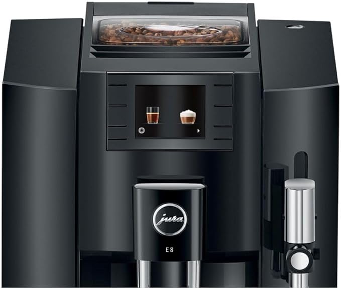 Jura E8 (NAA) 4th Gen Automatic Coffee Machine Black-Certified Refurbished