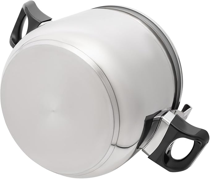 Stainless Steel Pressure Cooker Large Capacity Cooktop Pressure Pot with Multiple Protection Functions for Home Restaurants Canteens, Multiple Stove Compatible (23.25 Qt)