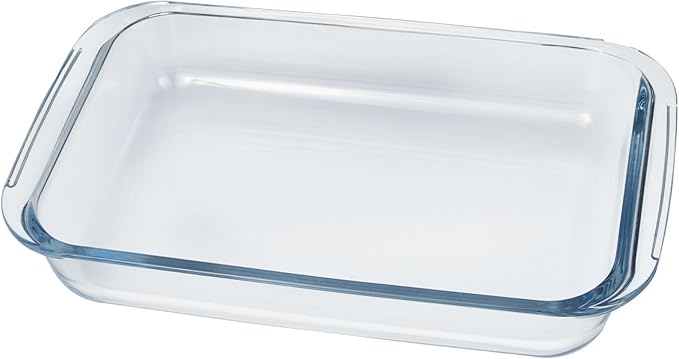 Small Glass Baking Dish for Oven, 1L Casserole Dishes for Oven, 10x6 Glass Baking Pan
