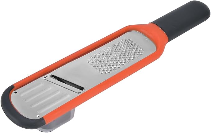 Multifunctional Grater, Stainless Steel Handheld Food Zester with Ergonomic Handle, for Ginger Garlic Shredding Slicing