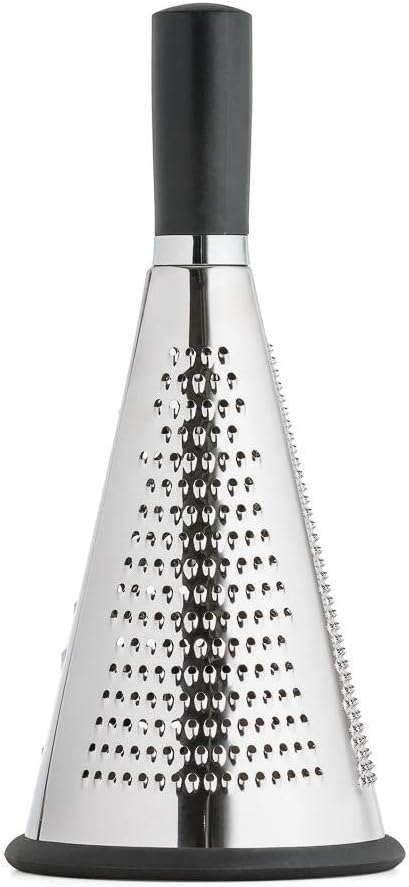 ClickClack Cone Grater, 10.3-Inch, Grey
