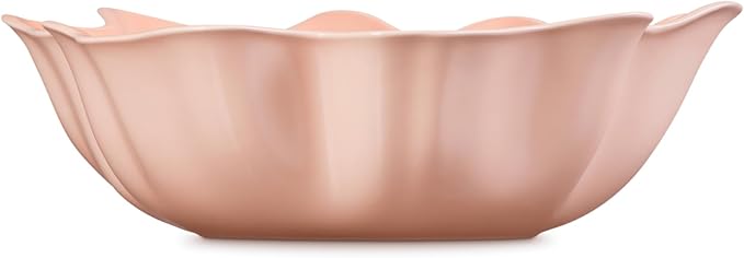 Le Creuset Stoneware Iris Serving Bowl, 15", Peche