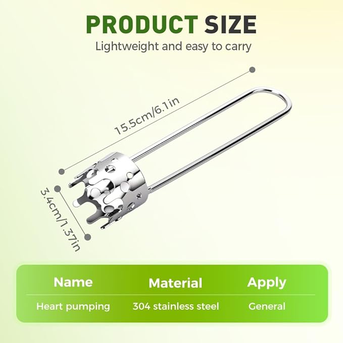 2 Pcs Fruit and Vegetable Corer Tool, Red Bell Pepper Seed Corer, Stainless Steel Apple Core Remover Kitchen Gadget for Pepper Pineapple Pear Apple Corer (2Pcs A)