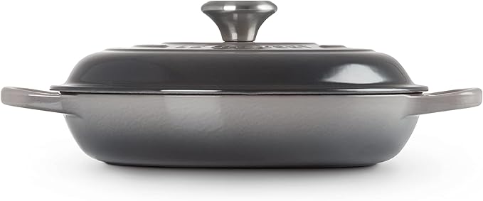 Le Creuset Enameled Cast Iron Signature Braiser, 2.25 qt., Oyster