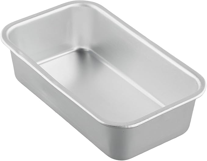 Seamless Loaf Pan Non- Rectangle Baking Tray, Aluminum Alloy Bread Pan with High Strength, Oven Safe Cake For Tin for Home Kitchen Use, 13.8 x 8 cm