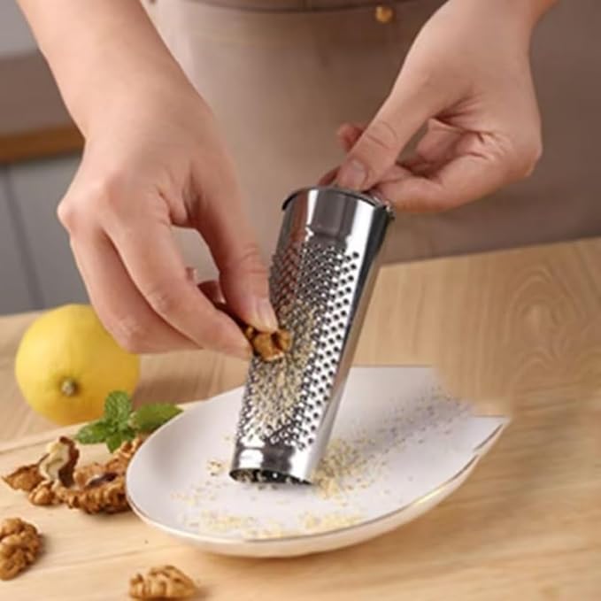 Multifunctional Kitchen Stainless Steel Ginger Garlic Nutmeg Grater, Nut Walnut Lemon Hand Planer Tool Lemon Zester, Kitchen Tool