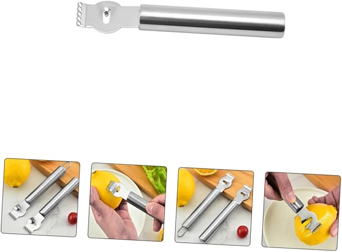 3pcs Stainless Steel Zester Grater for Fruits Vegetables Cheese Multi-functional Kitchen Tools with Comfortable Grip for Easy Use