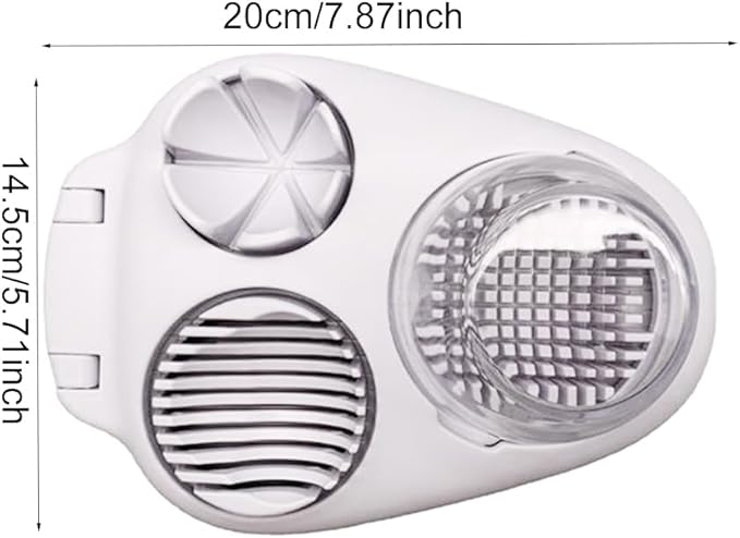 3 in 1 Boiled Egg Slicer, Manual Egg Slicer for Hard Boiled Eggs, 3 Slice Modes Chopper Cutter Stainless Steel Dicer, Kitchen Gadget for Butter Strawberry Tomato, Labor Saving