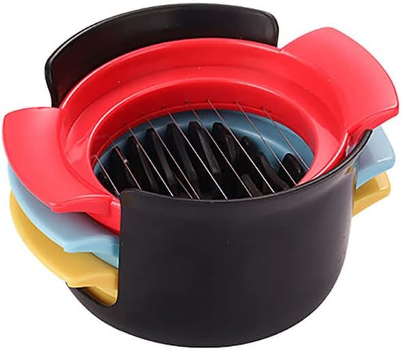 Upgraded 3 in 1 Multifunctional Stainless Steel Wire Slicer For Egg Strawberry or Soft Fruits and Vegetables, 3 Slicing Styles Egg Slicer.