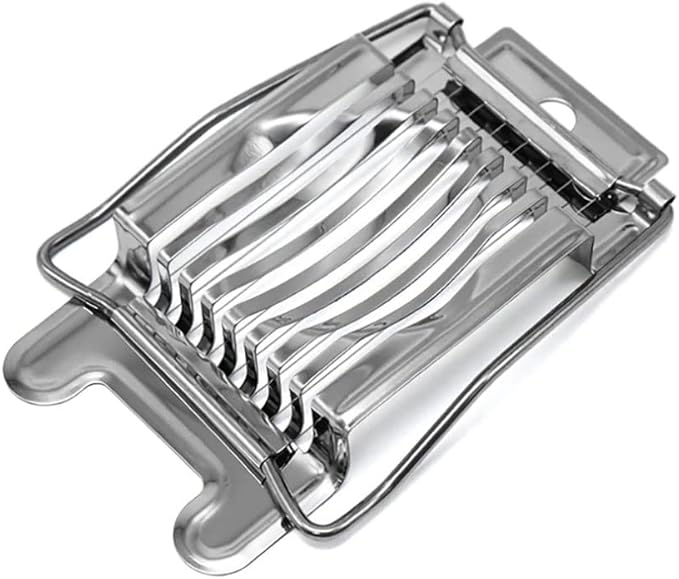 Egg Slicer for Hard Boiled Eggs, Stainless Steel Wire Multi-Purpose Egg Slicer, Kitchen Utilities, Can Cut Eggs Bread Mushroom Soft Fruit