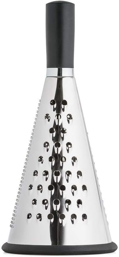 ClickClack Cone Grater, 10.3-Inch, Grey