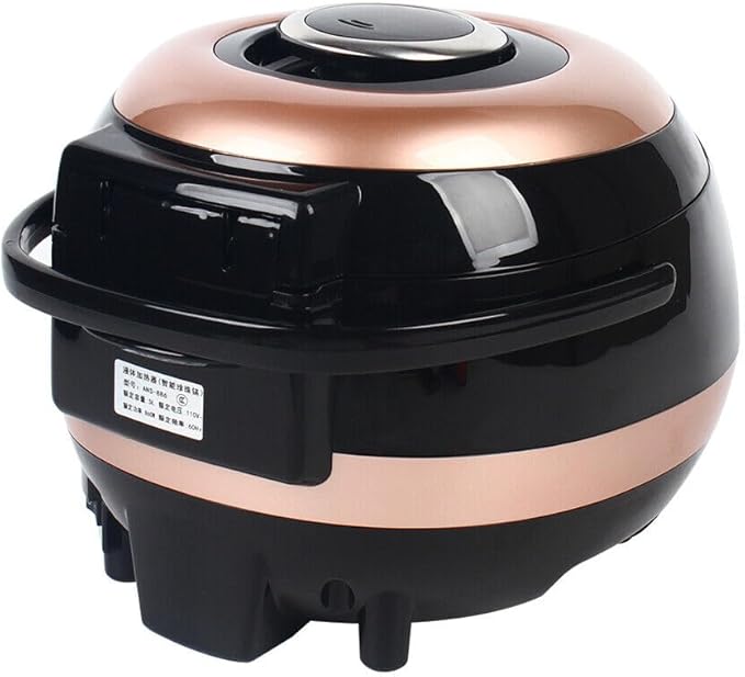 5L Automatic Pearl Pot, Commercial Household Non-Stick Pearl Pot, Professional Pearl Steamer Coffee Pot, 110V 900W Anti-Hot Design, Intelligent Touch Screen Control Panel