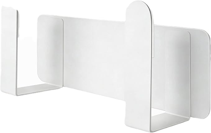 Stainless Steel Wall Mounted Cutting Board Holder Punch-Free Adhesive Multifunctional Kitchen Organizer Pot Lid Storage Rack 7" x 2.3" x 1.8" White