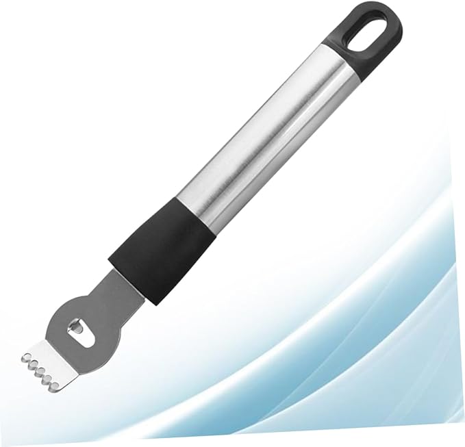 Cabilock Stainless Steel Lemon Zester and Grater Peeler with Channel for Easy Citrus Slicing Random Color for Desserts Cocktails and Fresh Cooking