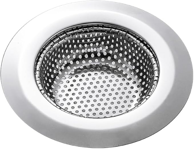 2 Pcs 11.5cm Stainless Steel Sink Strainers Sink Drain Baskets Small Basket Food Catchers Sink Drainers Drain Filters Kitchen Sink Baskets
