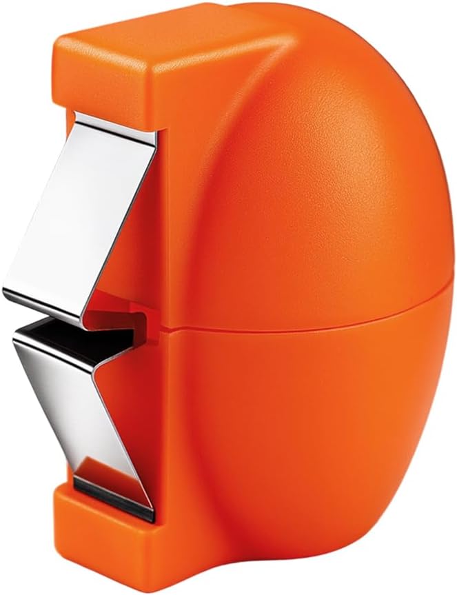 Stainless Steel Egg Shell Cutter, 2026 Handheld Opener for Raw & Hard Boiled Eggs, Easy Cracking & Peeling Kitchen Tool (1, Orange)