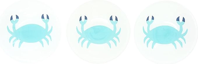 Pavilion Gift Company - Crab - 11" Serving Tray With Three 2 Oz Bowl Set Vintage Beach Boat Waterfront Ocean Seaside Kitchen Decor Serveware