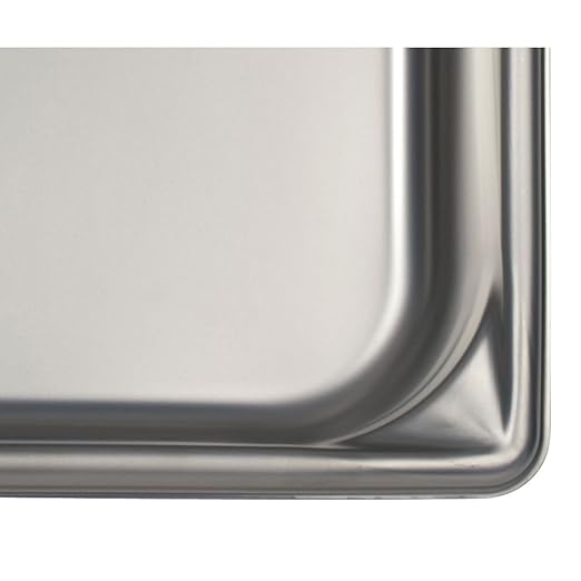 Vollrath Super Pan V Half-Size Anti-Jam Steam Table Pan, 2.5-Inch Deep, Stainless Steel, NSF