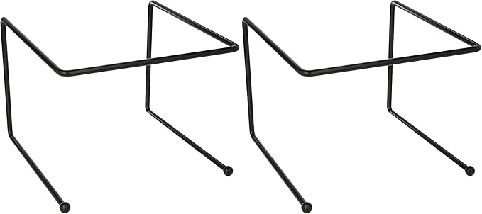 American Metalcraft Universal Pizza Stand, 9" L x 8" W x 7" H, Black (Pack of 2)
