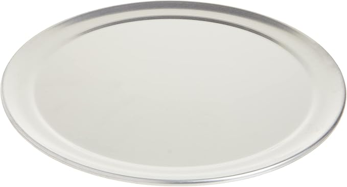 Winco 11" Aluminum Wide-Rim Pizza Pan