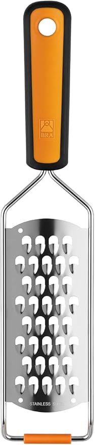 BRA A195024 Efficient Coarse Grater Made of Stainless Steel Orange