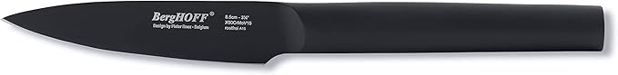 BergHOFF Ron Titanium Ceramic Coated Non-Stick Paring Knife, 4.7 x 2.5 x 24 cm, Black