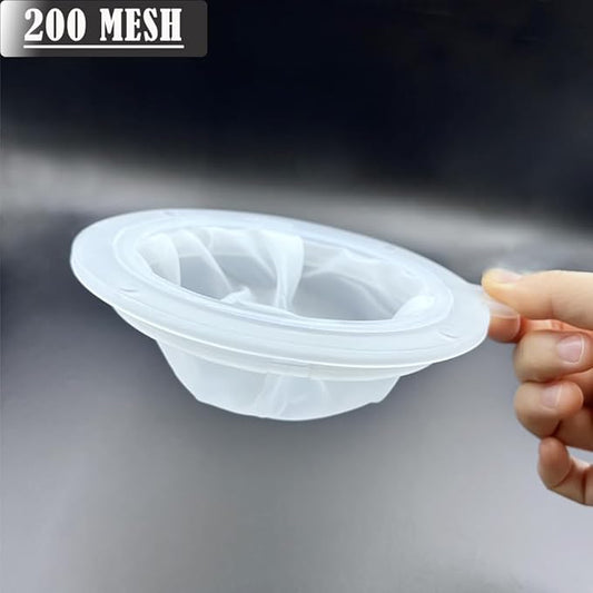 4Pcs 200 Mesh Filter Milk Strainer Nylon Mesh Strainer Fine Mesh Strainer Food Juice Filter for Yogurt Milk Tea Wine Plastic Mesh Colander