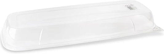 Rectangle Clear Tray Lid (1 Pc) - 17.5" Disposable Serving Platter Lid for Appetizer, Fruits & Serving Dishes | Perfect Plastic Tray Lid for Party Serveware, Catering, & Food Storage