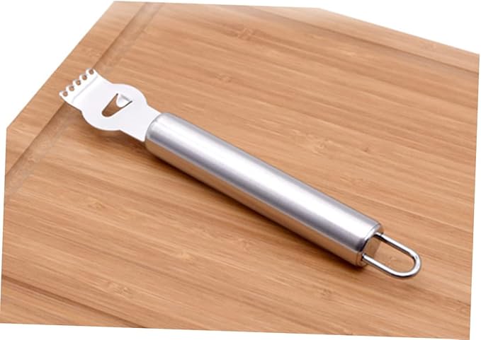 Stainless Steel Citrus Peeler Tool for Fruit Zesting and Garnishing Lemon and Orange Peeler with Comfortable Grip Handle Easy to Clean for Home Kitchen and Bartending