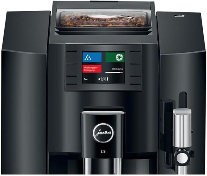 Jura E8 (NAA) 4th Gen Automatic Coffee Machine Black-Certified Refurbished
