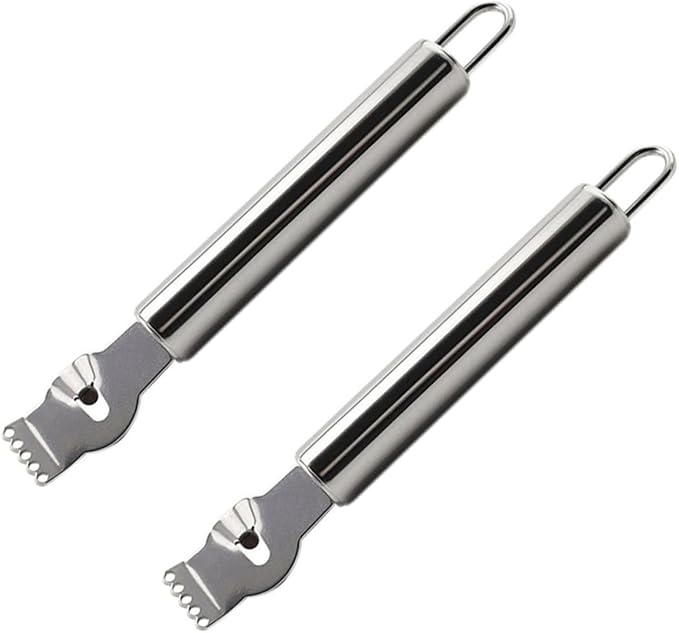 2pcs Lemon Zester and Grater Versatile Kitchen Tool for Peeling Citrus Fruits for Home Restaurant and Outdoor Use Compact Design with Hanging Loop