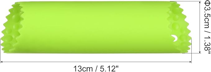 uxcell 2Pcs Garlic Peeling Tube, Silicone Garlic Peeler Roller Keeper Skin Remover Non Slip for Useful Kitchen Tools, Green