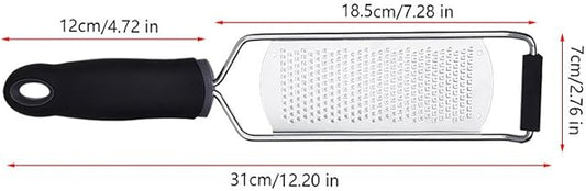 Stainless Steel Lemon Zester And Cheese Grater Multi Purpose Kitchen Tool For Fruit Chocolate Ginger