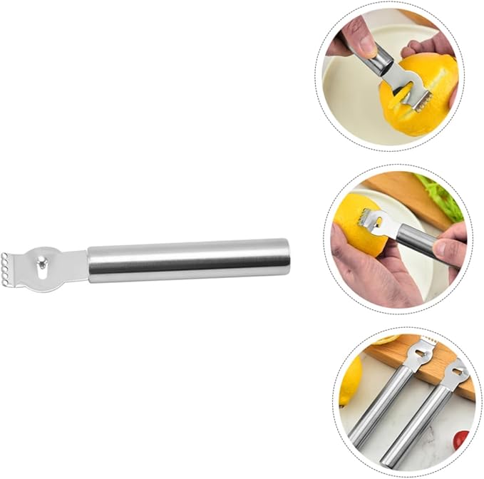 KICHOUSE Ergonomic Lemon Scraper Multi-function Vegetable Fruit Cheese Grater Set of 3