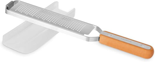 Full Circle Simply the Zest, Fine Grater and Zester with Innovative Food Catcher, High Performance Zesting – Perfect for Parmesan, Garlic, Lemon, Fruit, Chocolate and Ginger, Dishwasher Safe