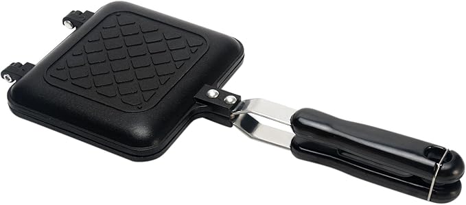 Double-Sided Frying Pan, Double-Coated Non-Stick Grilled Sandwich and Panini Maker, Waffle Pancake Snack Griddle Pan Kitchen Tortillas Sandwich Maker