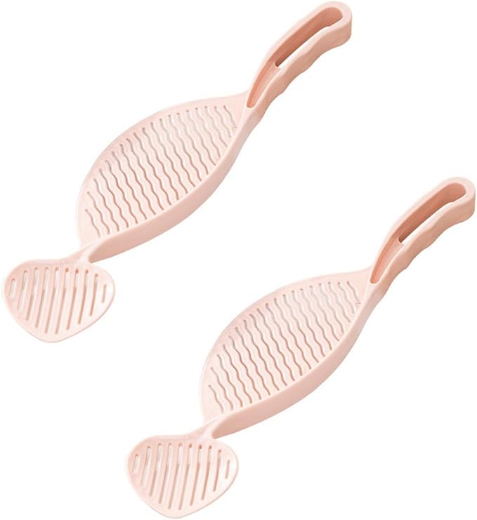 2 Pack Stirring Rice Washer Kitchen Gadgets Utensils Rice Drainer Washing Water Filter Baffle Tool Food Strainers for Sushi Making Grapes Beans Vegetables Fruits Blueberry